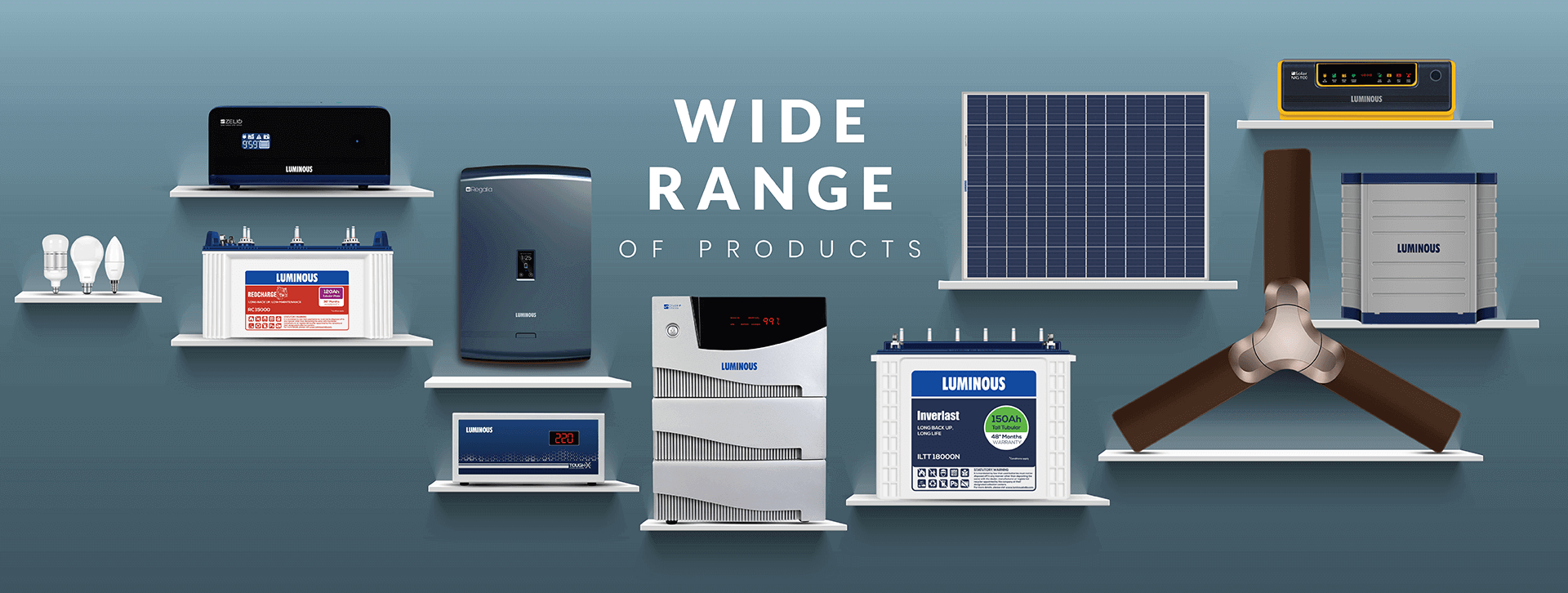 Wide range of products